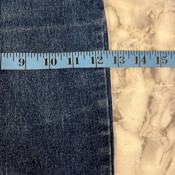 😍SHOW SPECIAL - TRADITION Gold Studs Straight Leg Jeans size 16 - Picture 10 of 12